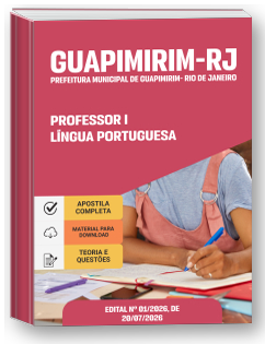 Professor I - Língua Portuguesa - Prefeitura de Guapimirim-RJ