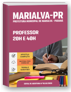 Professor 20h - Prefeitura de Marialva-PR
