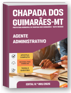Agente Administrativo - Prefeitura de Chapada dos Guimarães-MT