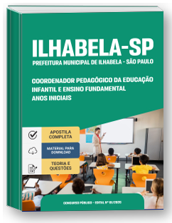 Coordenador Pedagógico da Educação Infantil e Ensino Fundamental - Anos Iniciais - Prefeitura de Ilhabela-SP
