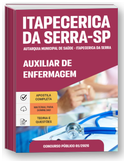 Auxiliar de Enfermagem - AMS - Itapecerica da Serra-SP