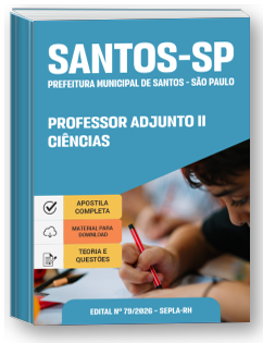 Professor Adjunto II - Ciências - Prefeitura de Santos-SP