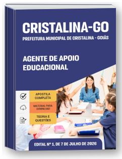 Agente de Apoio Educacional - Prefeitura de Cristalina-GO
