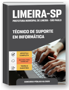 Técnico de Suporte em Informática - Prefeitura de Limeira-SP