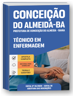 Técnico em Enfermagem - Prefeitura de Conceição do Almeida-BA