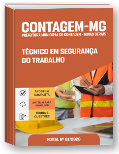 Técnico em Segurança do Trabalho - Prefeitura de Contagem-MG