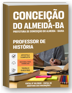 Professor de História - Prefeitura de Conceição do Almeida-BA