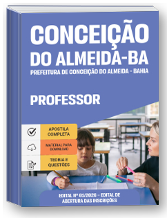Professor - Prefeitura de Conceição do Almeida-BA