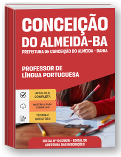 Professor de Língua Portuguesa - Prefeitura de Conceição do Almeida-BA