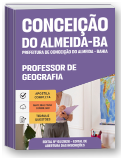 Professor de Geografia - Prefeitura de Conceição do Almeida-BA
