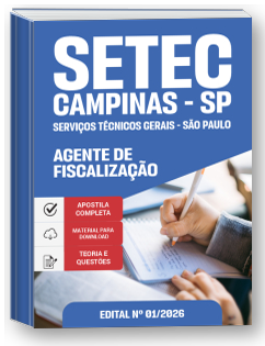 Agente de Fiscalização - SETEC - Campinas-SP