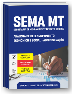 Analista de Desenvolvimento Econômico e Social - Administração - SEMA-MT