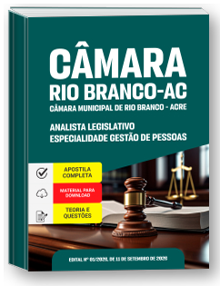 Analista Legislativo - Especialidade Gestão de Pessoas - Câmara Municipal de Rio Branco-AC