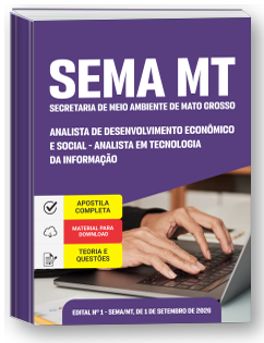 Analista de Desenvolvimento Econômico e Social - Analista em Tecnologia da Informação - SEMA-MT