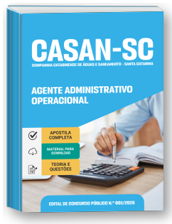 Agente Administrativo Operacional - CASAN