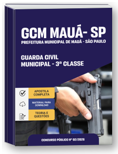 Guarda Civil Municipal - 3ª Classe - Prefeitura de Mauá-SP