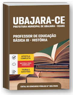Professor de Educação Básica III - História - Prefeitura de Ubajara-CE