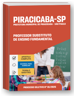 Professor Substituto de Ensino Fundamental - Prefeitura de Piracicaba-SP