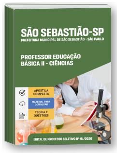 Professor Educação Básica II - Ciências - Prefeitura de São Sebastião - SP