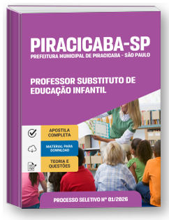 Professor Substituto de Educação Infantil - Temporário - Prefeitura de Piracicaba-SP