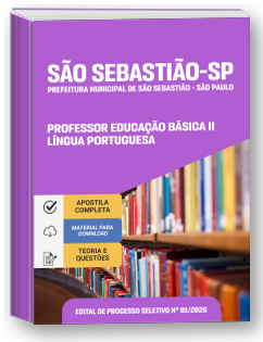 Professor Educação Básica II - Língua Portuguesa - Prefeitura de São Sebastião-SP