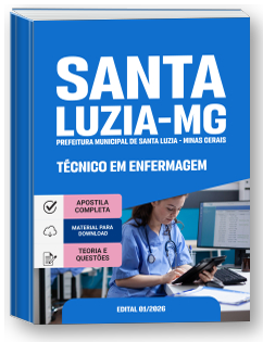 Técnico em Enfermagem - Prefeitura de Santa Luzia-MG
