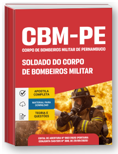 Soldado do Corpo de Bombeiros Militar - CBM-PE